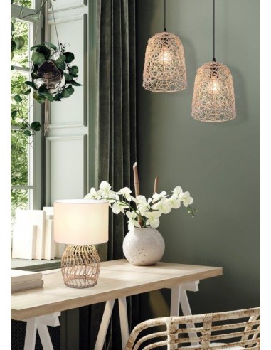 LOVIS SOSPENSIONE IN RATTAN NATURALE... LOVIS SOSPENSIONE IN RATTAN NATURALE...