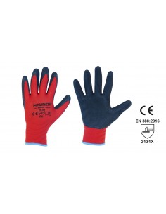 GUANTI NYLON ROSSO GRIPFLEX...