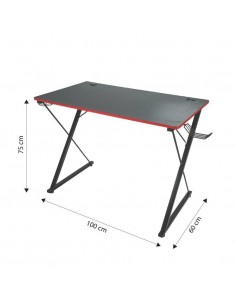 SCRIVANIA GAMING ROSSA 2