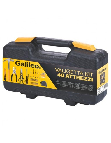 Valigetta Set 15 Pezzi Attrezzi Da Lavoro Trapano Sega Crick Pinza Morsetto  Martello Cacciavite Bullone Gioco Giocattolo Da 3+