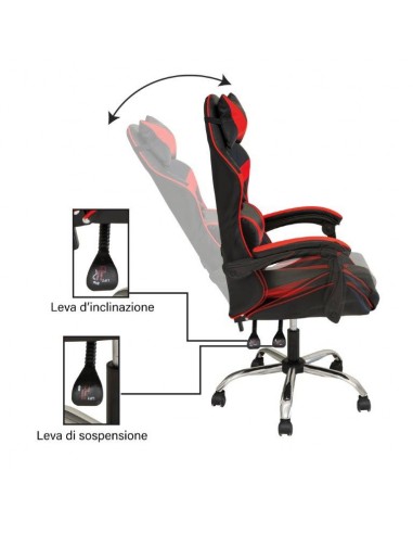 SEDIA GAMING ROSSA SEDIA GAMING ROSSA
