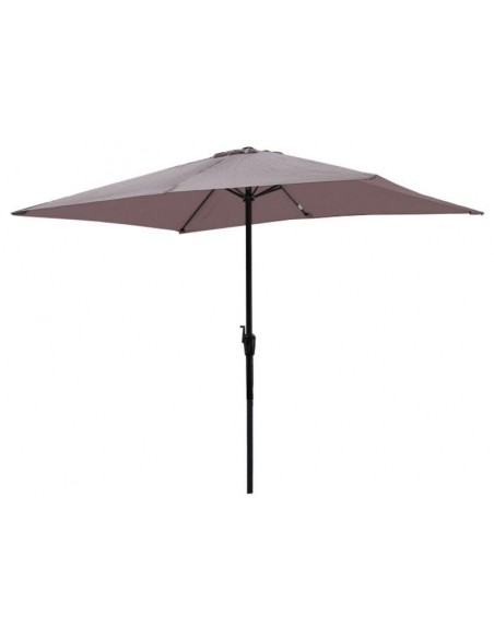 OMBRELLONE ALLUMINIO CON MANOVELLA 3X2M TORTORA