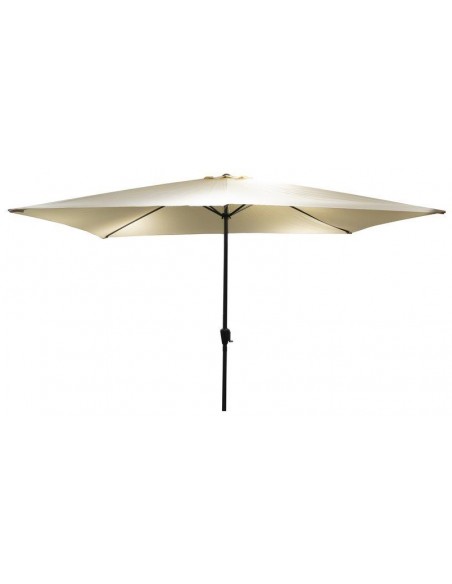 OMBRELLONE ALLUMINIO CON MANOVELLA 3X2M ECRU