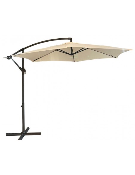 OMBRELLONE ALLUMINIO CON SBRACCIO D.3M ECRU
