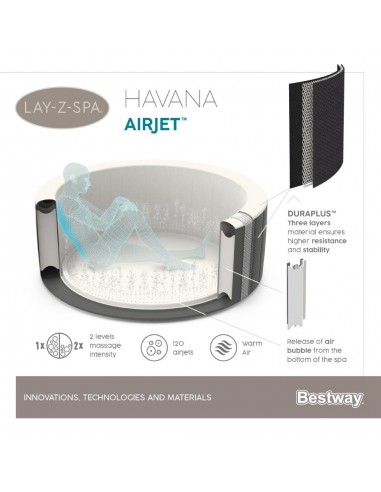 IDROMASSAGGIO GONFIABILE LAY-Z-SPA...