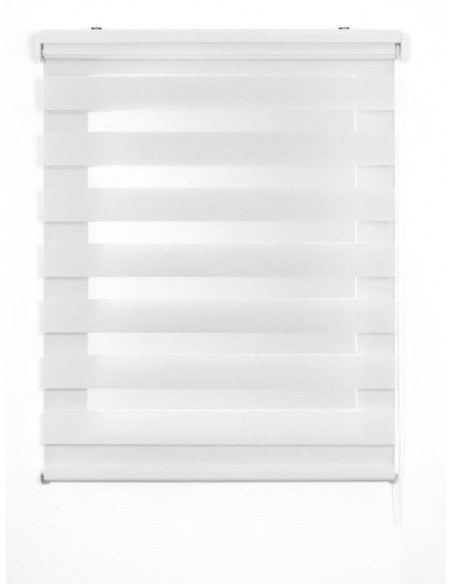 DUOLUX - TENDA NOTTE E GIORNO BIANCO 100X250