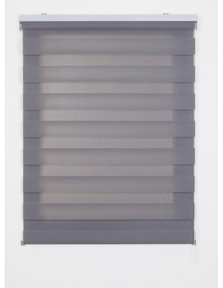 DUOLUX - TENDA NOTTE E GIORNO ARGENTO 120X250