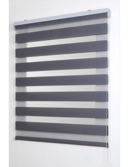 DUOLUX - TENDA NOTTE E GIORNO ARGENTO 120X250