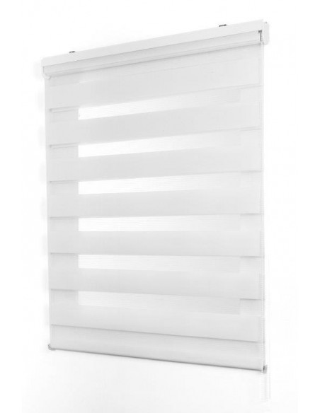 DUOLUX - TENDA NOTTE E GIORNO BIANCO 100X250