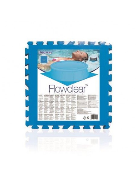 TAPPETINO BASE BLU 50X50 CF.9