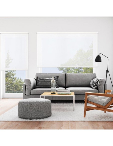 ROLL-UP - TENDA A RULLO SEMIFILTRANTE BIANCO NEVE 140X250