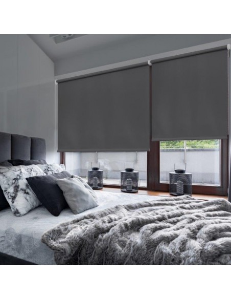 ROLL-UP - TENDA A RULLO OSCURANTE GRIGIO GRAFITO 160X180