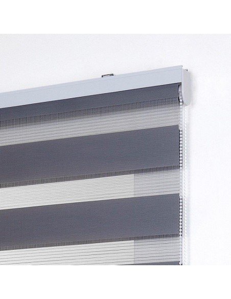 DUOLUX - TENDA NOTTE E GIORNO ARGENTO 100X180