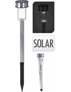 LAMPADA SOLARE INOX CM36