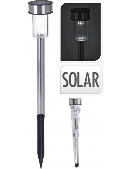 LAMPADA SOLARE INOX CM36