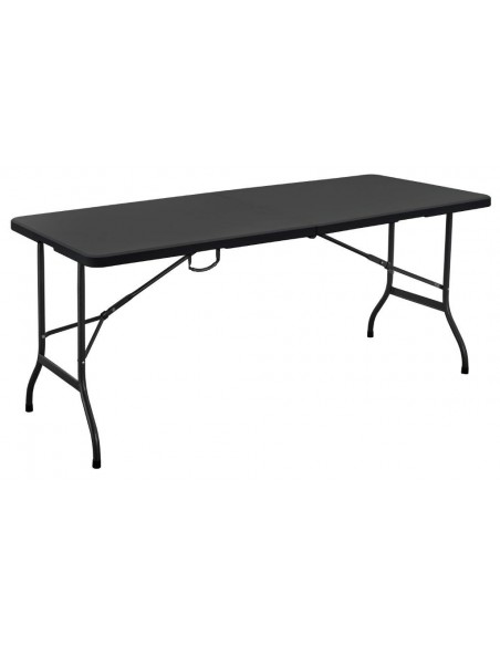 TAVOLO CATERING DA GIARDINO RICHIUDIBILE VALIGETTA 180X75CM GRIGIO