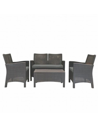 SET ESTE RATTAN 4 PEZZI GRIGIO SET ESTE RATTAN 4 PEZZI GRIGIO