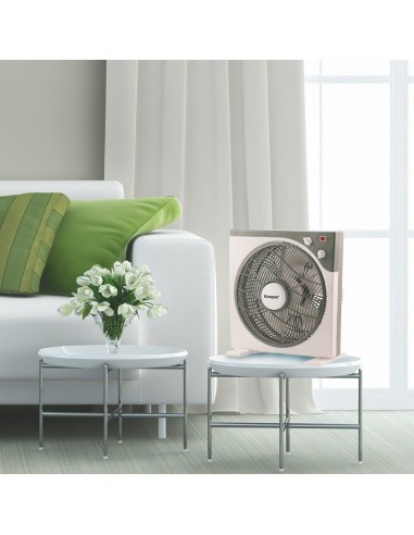 VENTILATORE BOX 45W GRIGIO E BIANCO VENTILATORE BOX 45W GRIGIO E BIANCO