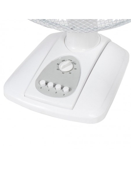 VENTILATORE TAVOLO 45W D.40 CM GRIGIO E BIANCO