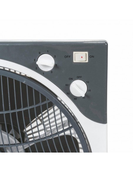 VENTILATORE BOX 45W GRIGIO E BIANCO