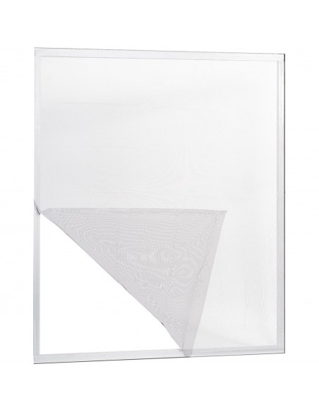 ZANZARIERA ADESIVA PER FINESTRE 150X180 BIANCO