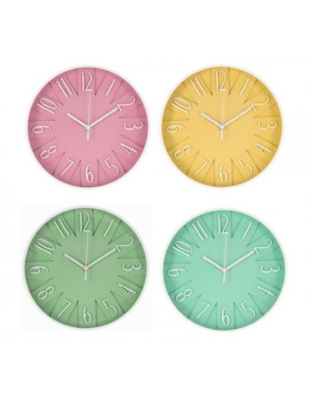OROLOGIO DA PARETE CM24,8X4,3 IN PP 4 ASS