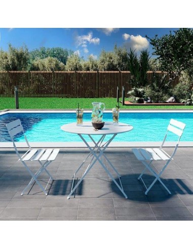 SET BISTROT TAVOLO + 2 SEDIE BIANCO SET BISTROT TAVOLO + 2 SEDIE BIANCO