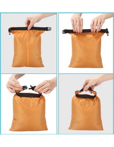 BORSA IMPERMEABILE CAMPEGGIO ARANCIO