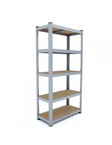 kit 2 scaffali 180x90x40 5 p. legno kit 2 scaffali 180x90x40 5 p. legno