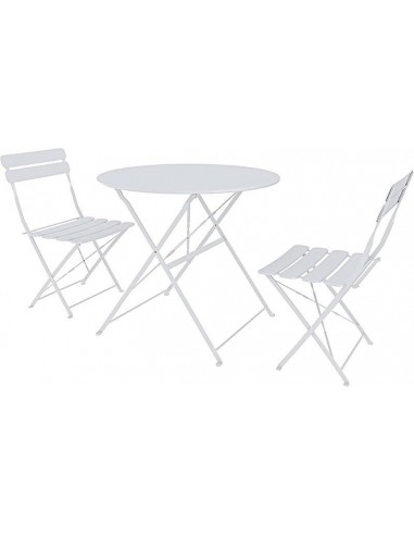SET BISTROT TAVOLO + 2 SEDIE BIANCO SET BISTROT TAVOLO + 2 SEDIE BIANCO