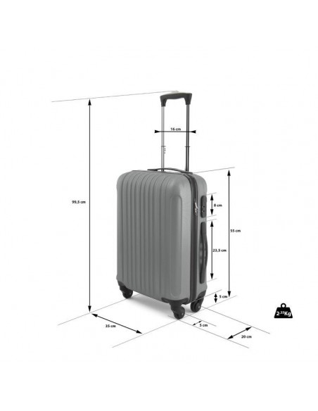 TROLLEY DA VIAGGIO " SAMMY" LT 43