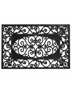zerbino pvc 595x395x9mm Nero