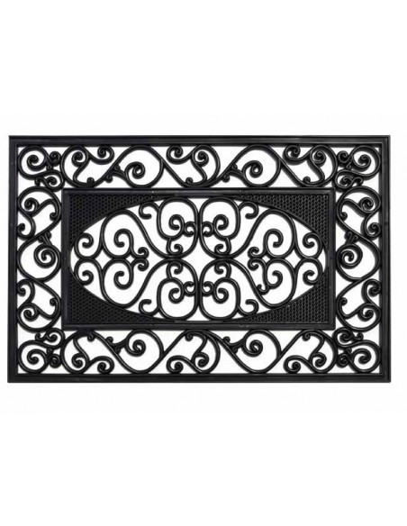 zerbino pvc 595x395x9mm Nero