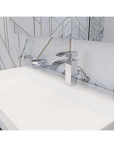 RUBINETTO MISCELATORE LAVABO CURVO