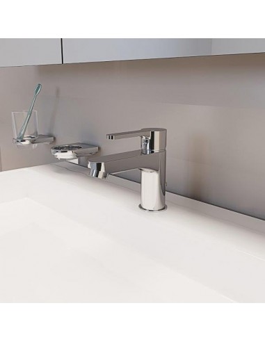 RUBINETTO MISCELATORE CROMATO PER LAVABO RUBINETTO MISCELATORE CROMATO PER LAVABO