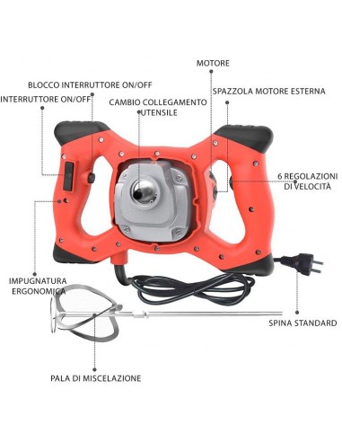 MISCELATORE ELETTRICO 2100WATT MISCELATORE ELETTRICO 2100WATT