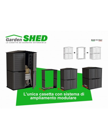 modulo estensensibile per casetta 66cm