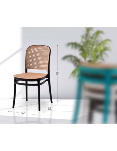 SEDIA IN POLIPROPILENE NERA...