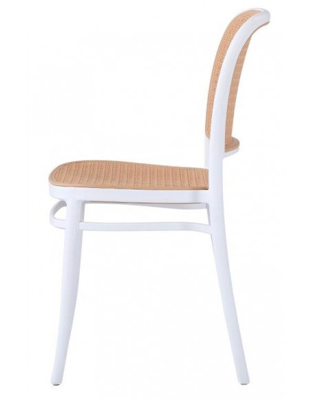 SEDIA IN POLIPROPILENE BIANCA MOD. ADA