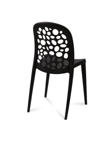 SEDIA IN POLIPROPILENE NERA MOD. LAURA SEDIA IN POLIPROPILENE NERA MOD. LAURA