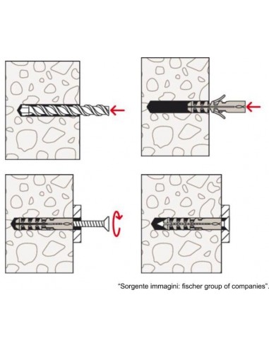 TASSELLI FISCHER S  5VK  "BLISTER" TASSELLI FISCHER S  5VK  "BLISTER"
