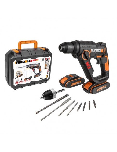 TRAPANO TASSELLATORE 2 BATTERIE 20V-LITHIUM