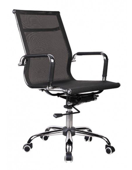 SEDIA UFFICIO INDIO NERO