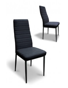 SEDIA IMBOTTITA PENNY NERA