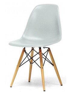 SEDIA ESTER BIANCA GAMBE LEGNO