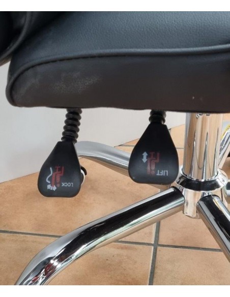 POLTRONA UFFICIO LEO NERO