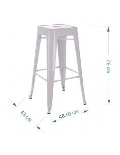 SGABELLO ROSE BIANCO 2