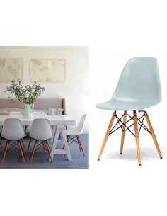 SEDIA ESTER BIANCA GAMBE LEGNO 2