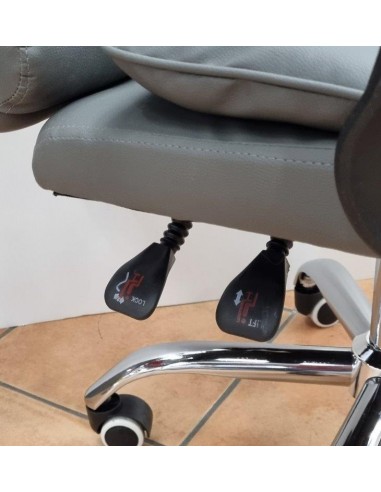 POLTRONA UFFICIO MILO GRIGIO POLTRONA UFFICIO MILO GRIGIO