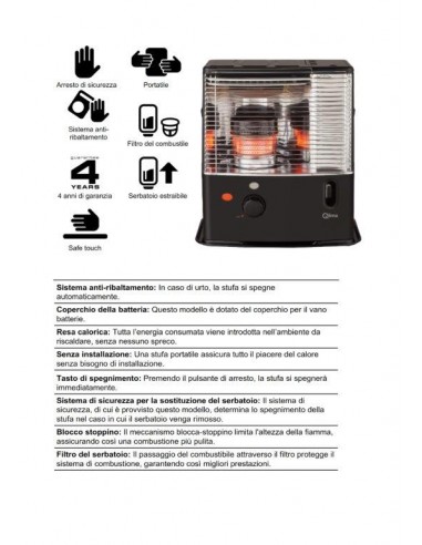 STUFA A COMBUSTIBILE LIQUIDO CON... STUFA A COMBUSTIBILE LIQUIDO CON...